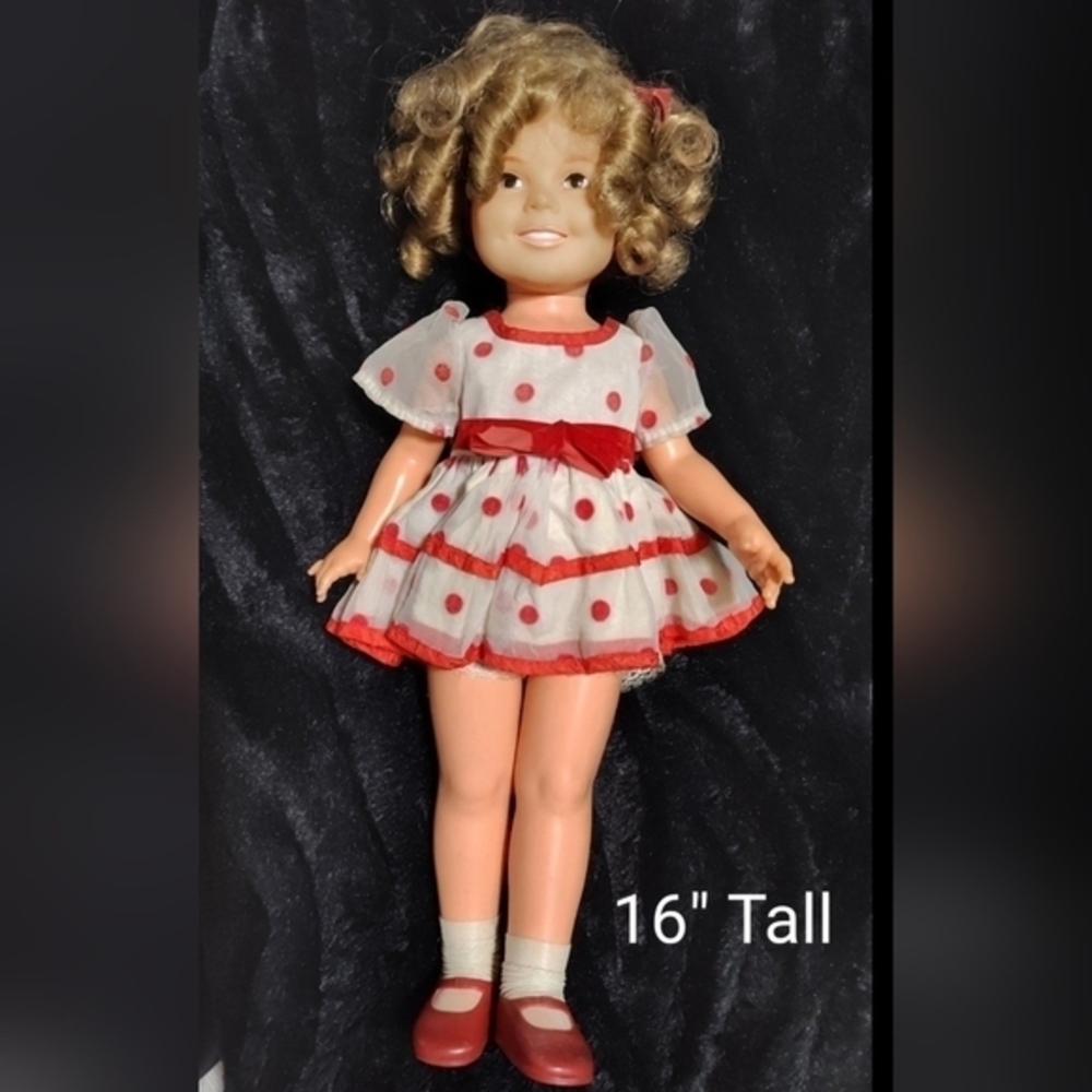 Vintage Shirley Temple Curly Top Doll, 16" From 1972
